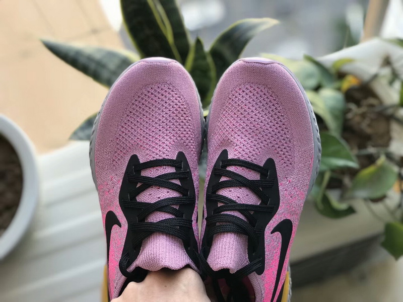 Super max Nike Epic React Flyknit Pink(98% Authentic quality)